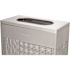 Alpine Industries 13 Gallon Ss Perforated Rectangular Decorative Trash Can