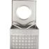 Alpine Industries 40 Gallon Ss Square Perforated Decorative Trash Can