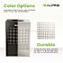 Alpine Industries 40 Gallon Ss Square Perforated Decorative Trash Can