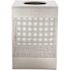 Alpine Industries 40 Gallon Ss Square Perforated Decorative Trash Can