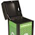 Alpine Industries 40 Gal Steel Green Outdoor Recycle/trash Receptacle-Lid