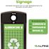 Alpine Industries 40 Gal Steel Green Outdoor Recycle/trash Receptacle-Lid