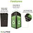 Alpine Industries 40 Gal Steel Green Outdoor Recycle/trash Receptacle-Lid