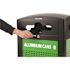 Alpine Industries 80 Gal Outdoor Galvanized Steel Can/recycle Bin Combo Station