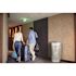 Alpine Industries 12 Gal Ss Perforated Half Round Decorative Trash Can