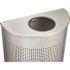 Alpine Industries 12 Gal Ss Perforated Half Round Decorative Trash Can