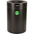 Alpine Industries 50 Gallon Stainless Steel Compost Can Receptacle In Black
