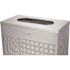 Alpine Industries 23 Gallon Ss Square Perforated Decorative Waste Trash Can