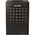 Alpine Industries 40 Gal Black Perforated Metal Square Decorative Receptacle Can