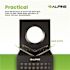 Alpine Industries 40 Gal Black Perforated Metal Square Decorative Receptacle Can