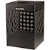 Alpine Industries 40 Gal Black Perforated Metal Square Decorative Receptacle Can