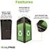 Alpine Industries 40 Gal Steel Green OD Recycle/can Receptacle-Mixed Dome Lid
