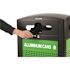 Alpine Industries 40 Gal Steel Green OD Recycle/can Receptacle-Mixed Dome Lid