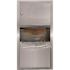 Alpine Industries Surface Mounted Paper Towel Dispenser / Waste Receptacle