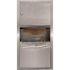 Alpine Industries Recessed Paper Towel Dispenser / Waste Receptacle Trash Can