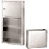 Alpine Industries Recessed Paper Towel Dispenser / Waste Receptacle Trash Can
