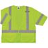 Ergodyne 8320z S/m Lime Class 3 Standard Vest - Zipper