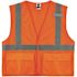 Ergodyne 8220hl 2xl/3xl Orange Class 2 Standard Mesh Vest - Hl