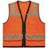 Ergodyne 8253hdz S/m Orange Class 2 Heavy-Duty Mesh Surveyors Vest