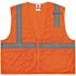 Ergodyne 8210z L/xl Orange Class 2 Economy Mesh Vest - Zipper