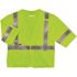 Ergodyne 8356frhl 2xl/3xl Lime Class 3 Fr Safety Vest - Sleeves - H+l