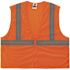 Ergodyne 8205z 4xl/5xl Orange Class 2 Super Economy Mesh Vest - Zipper