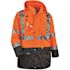 Ergodyne 8386 S Orange Hi-Vis Shell Jacket