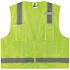 Ergodyne 8249z 2xl/3xl Lime Class 2 Economy Surveyors Vest - Zipper