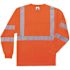 Ergodyne 8391 L Orange Class 3 Hi-Vis Long Sleeve Shirt