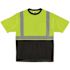 Ergodyne 8289bk 3xl Lime Class 2 Hi-Vis T-Shirt Black Bottom