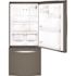 GE ENERGY STAR 21.0 Cubic Feet Bottom-Freezer Refrigerator With Ice Maker, Slate