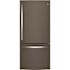 GE ENERGY STAR 21.0 Cubic Feet Bottom-Freezer Refrigerator With Ice Maker, Slate