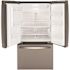 GE ENERGY STAR 25.7 Cubic Feet French-Door Refrigerator With Ice Maker, Slate, ADA