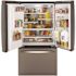 GE ENERGY STAR 25.7 Cubic Feet French-Door Refrigerator With Ice Maker, Slate, ADA