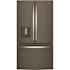 GE ENERGY STAR 25.7 Cubic Feet French-Door Refrigerator With Ice Maker, Slate, ADA