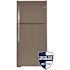 GE 21.9 Cubic Feet Garage Ready Top-Freezer Refrigerator, Slate