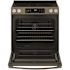 Ge 30 Inch 5.3 Cubic Feet Slide In Electric Convection RanWith Air Fry, Slate