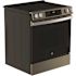 Ge 30 Inch 5.3 Cubic Feet Slide In Electric Convection RanWith Air Fry, Slate