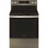 Ge 30 Inch Free-Standing Electric Convection Range,no Preheat Air Fry, Slate
