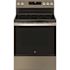 Ge 30 Inch Free-Standing Electric RanWith Crisp Mode, Self Cleaning, Slate
