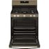 Ge 30 Inch Gas Free-Standing RanWith Crisp Mode, Self Cleaning, Slate