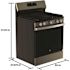 Ge 30 Inch Gas Free-Standing RanWith Crisp Mode, Self Cleaning, Slate