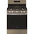 Ge 30 Inch Gas Free-Standing RanWith Crisp Mode, Self Cleaning, Slate