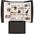 GE ENERGY STAR 22.1 Cubic Feet French-Door Refrigerator, Black Slate