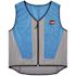 Ergodyne 6667 M Blue Wet Evaporative Cooling Vest - Pva - Zipper