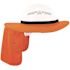Ergodyne 6661 Orange Universal Hard Hat Brim - Neck Shade