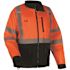 Ergodyne 8351 5xl Orange Hi-Vis Windbreaker Water-Resistant Jacket