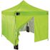 Ergodyne 6053 Single Lime Enclosed Pop-Up Tent Kit 10ftx10ft