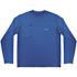 Ergodyne 6689 S Blue Cooling Long Sleeve Sun Shirt With UV Protection