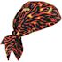 Ergodyne 6710ct Flames Cooling Bandana Triangle Hat Pva Tie Case Of 6